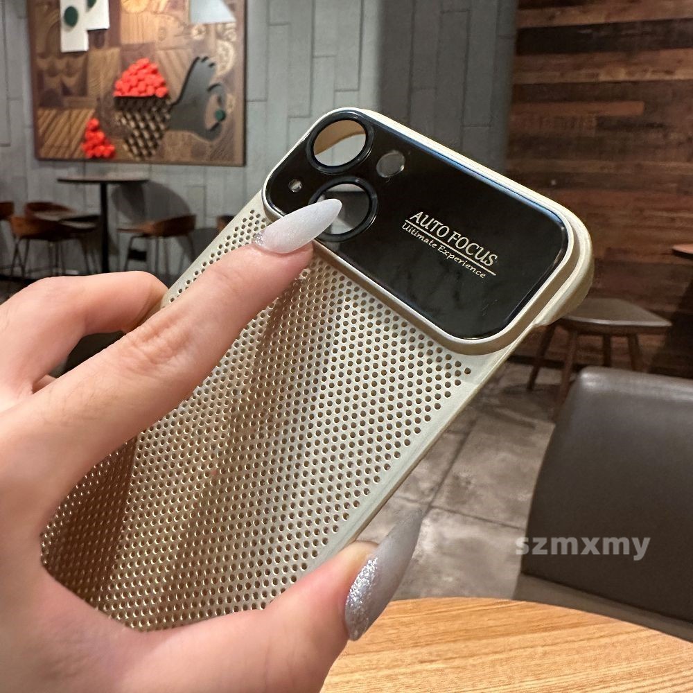 Ốp Điện Thoại Chống Sốc Kiểu Lưới Tản Nhiệt Cho iphone 15 12 13 14 pro max