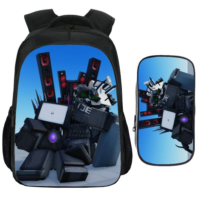 Good skibidi Túi Đựng Bút In Hình toilet Sức Chứa Lớn Thoáng Khí Đa Năng Cho Nam Sinh