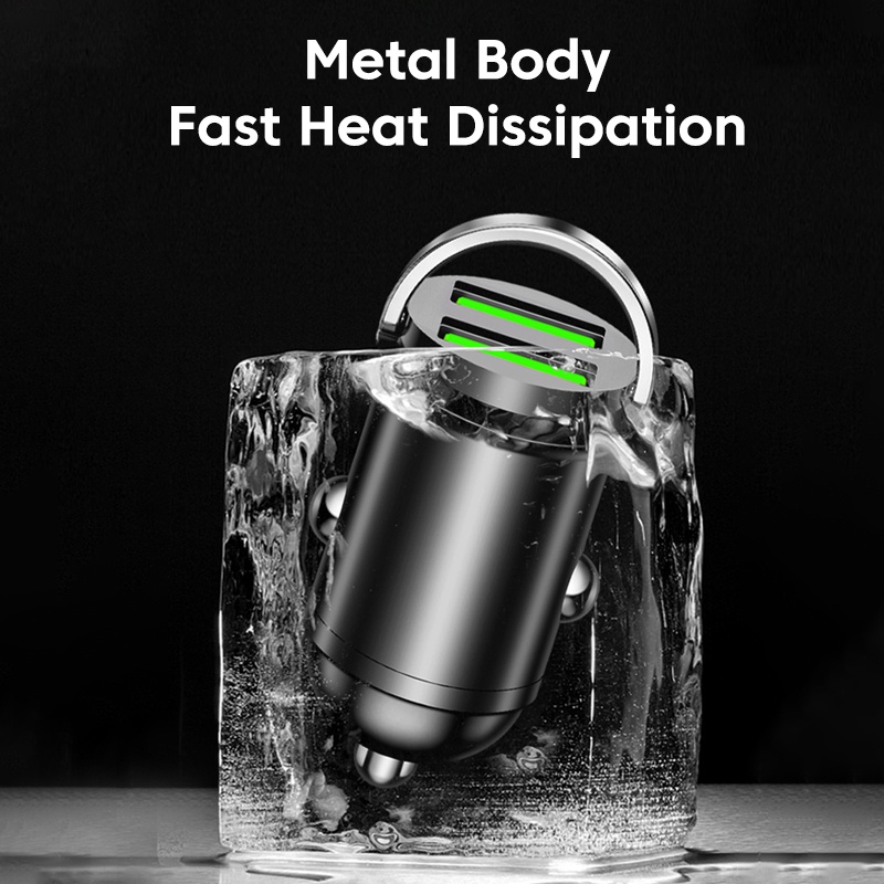 Twitch Tẩu Sạc Nhanh qc3.0 Hai Cổng usb 200w Cho Xe Hơi