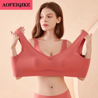 Aofeiqike Set 3 Áo Ngực Thể Thao Không Gọng Không Đường May Có Mút Nâng Ngực size m-xxl