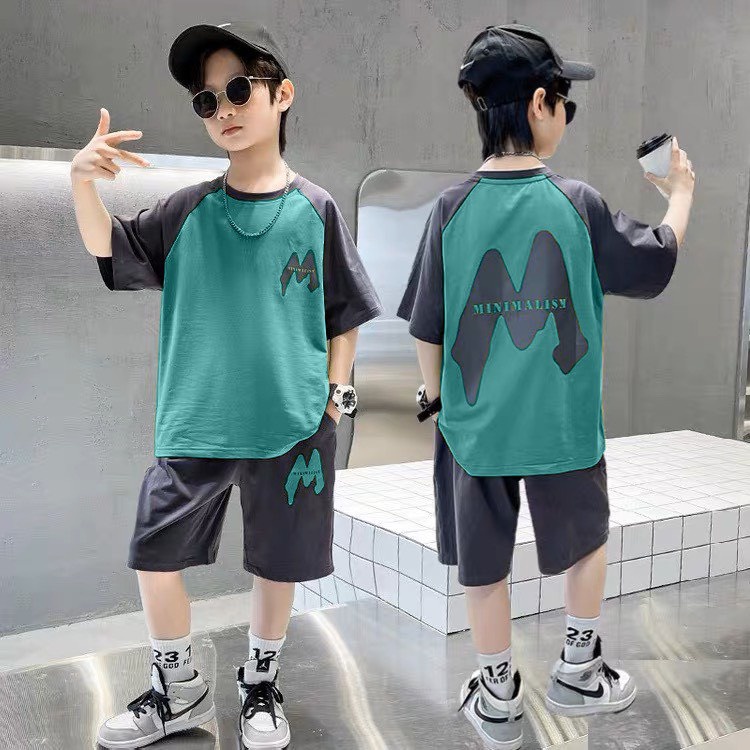 Bộ thun cotton bé trai RL LD2372