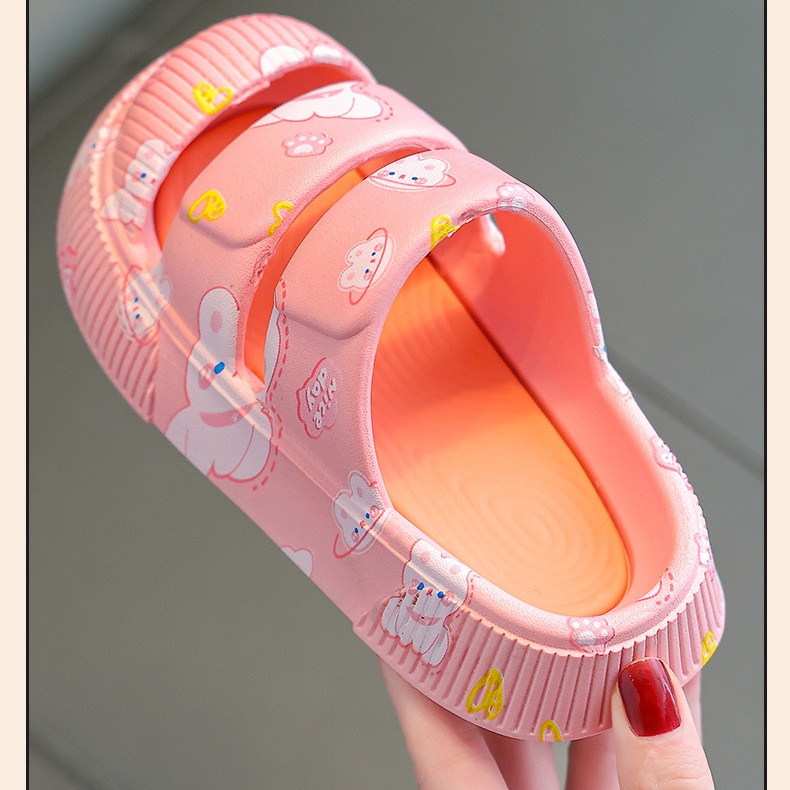 Dép Đi Trong Nhà Chống Trượt Hình Thỏ Dễ Thương Cho Bé Gái