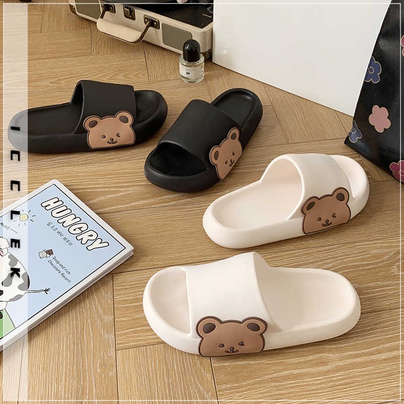 ICCLEK dép nữ dép bánh mì nữ Thoải mái Giày dép B90H2WS 35Z230828