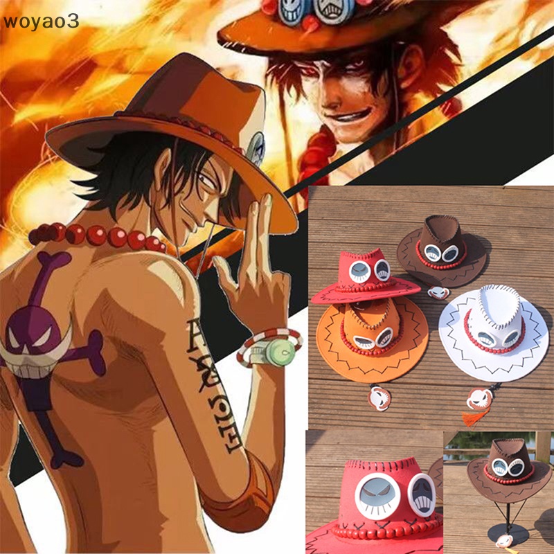 Mũ Cao Bồi Hóa Trang Hoạt Hình one piece portgas d ace woyao3 Cho Nam Và Nữ