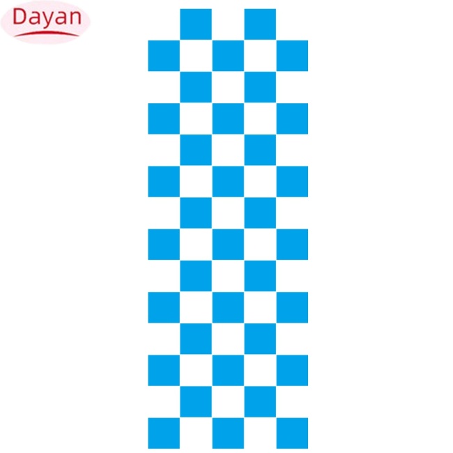 Miếng Dán Đề Can vinyl Sọc Caro Trang Trí Đầu Xe Đua Thể Thao