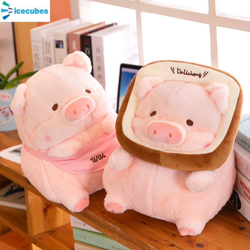 Bánh mì lợn mới đồ chơi sang trọng heo con búp bê ICECUBES