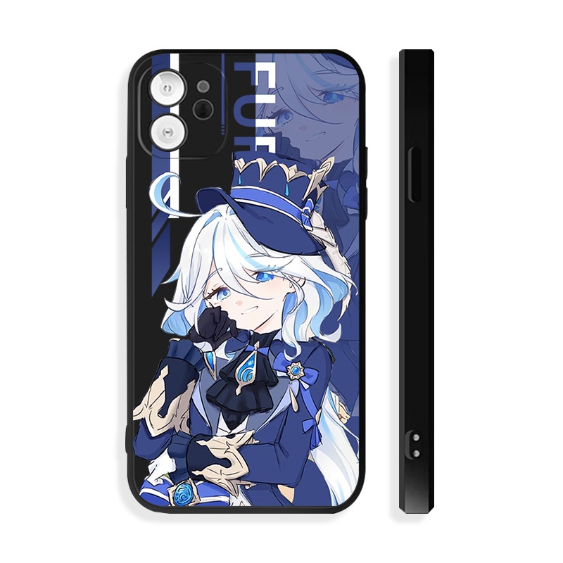 Genshin Impact Fontainebleau Focalors Phone Case Compatible for iPhone 13 Apple 14plus Two-Dimensional Clear Case