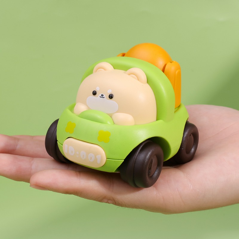 Mô Hình Xe Tải Đồ Chơi mini Bằng Nhựa Họa Tiết Hoạt Hình Dễ Thương Dùng Làm Quà Tặng Cho Bé