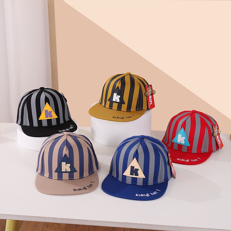 Mũ Lưỡi Trai Phong Cách hip hop Thời Trang Xuân Thu Cho Bé Trai 3-8 Tuổi a308