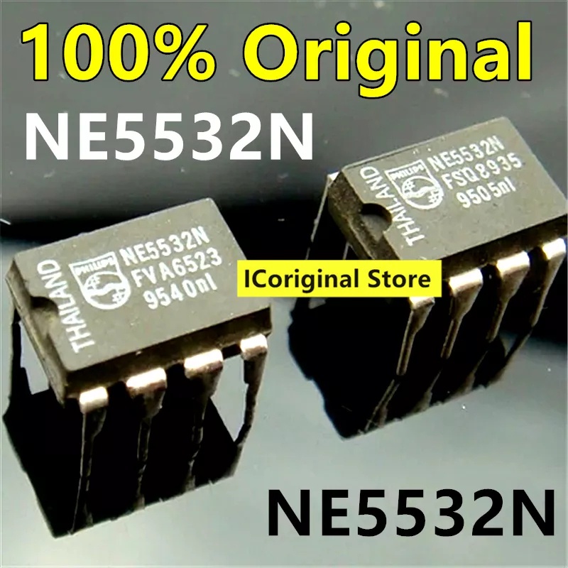 Chip Khuếch Đại Âm Thanh ic ne5532n dip-8 100% Chính Hãng ne5532 dip8