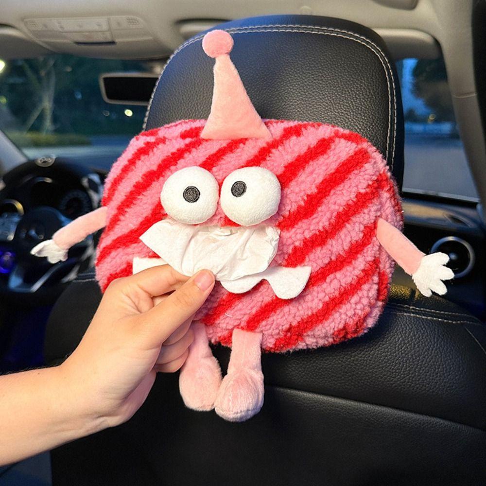 Hộp Đựng Khăn Giấy Bằng Lông Nhung Mềm Mại Đa Năng Trang Trí Nội Thất Xe Hơi