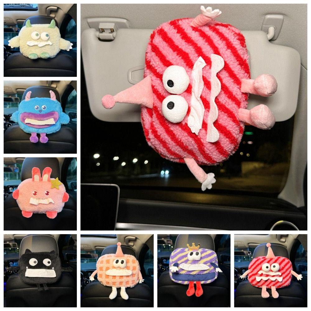 Hộp Đựng Khăn Giấy Bằng Lông Nhung Mềm Mại Đa Năng Trang Trí Nội Thất Xe Hơi