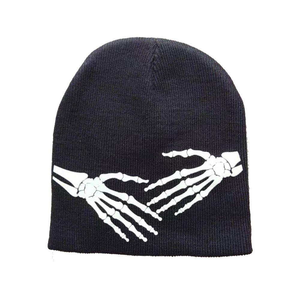 Einway Mũ Len beanie Dệt Kim Phát Sáng Hàng Trăm Người Nhện Giữ Ấm Mùa Đông Cho Nam Và Nữ Dịp halloween