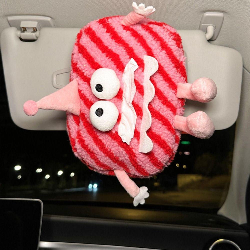 Hộp Đựng Khăn Giấy Bằng Lông Nhung Mềm Mại Đa Năng Trang Trí Nội Thất Xe Hơi