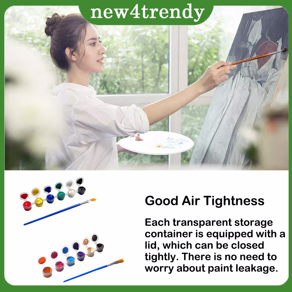 Set 1 / 2 / 3 / 5 12 Cọ Vẽ Màu Nước Cho Bé