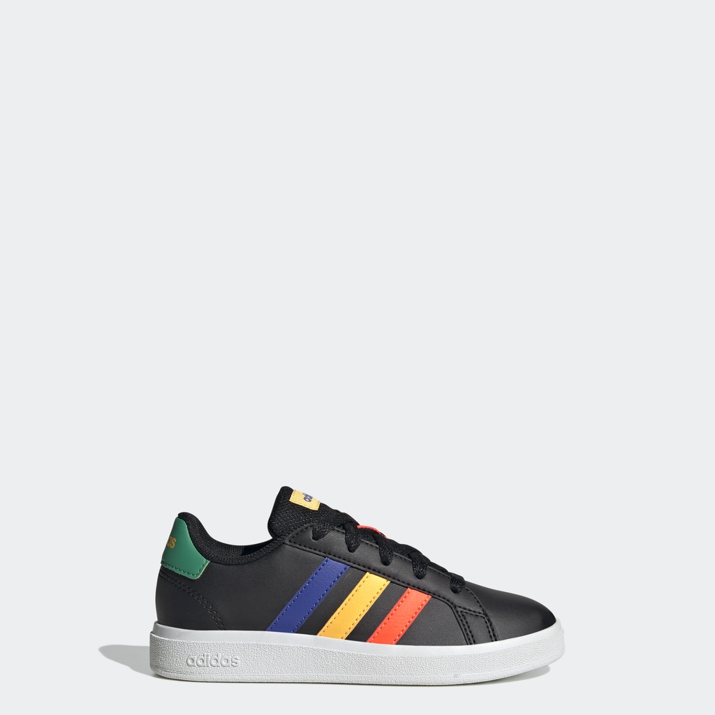 adidas Quần vợt Giày Tennis Lace-Up Grand Court Lifestyle Trẻ em Đen HP8909