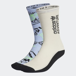 Adidas Phong cách sống Bộ 2 Đôi Tất adidas Adventure Unisex Màu xanh da trời IC8701