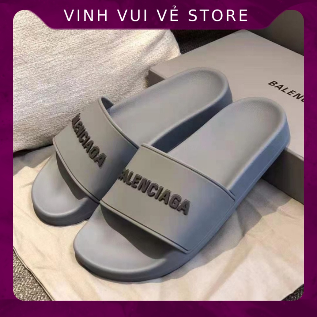 Dép nam nữ quai ngang bolen full màu dép đế dày HOTTREND