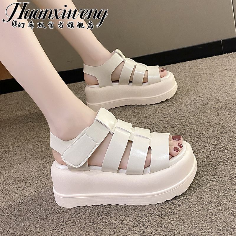 HQ dép sandal nữ dép đi biển dép đế cao Thoải Mái Xinh Xắn  B98G1PZ 35Z230829