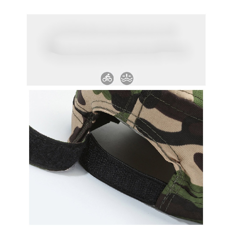 Mũ Lưỡi Trai Họa Tiết Rằn Ri Kiểu Quân Đội Thời Trang Xuân Hè Cho Nam Và Nữ