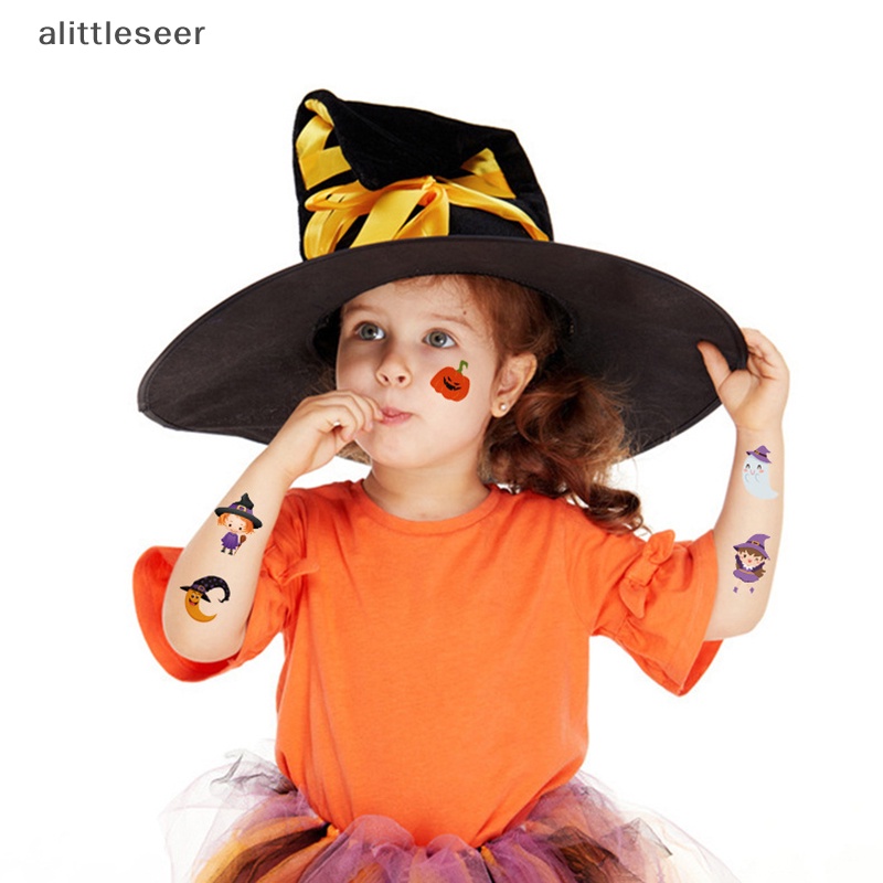 Er Set 10 Hình Xăm Dán Họa Tiết halloween Vui Nhộn Cho Trẻ Em