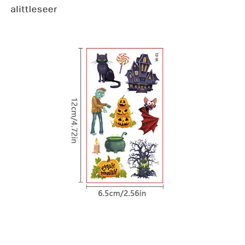 Er Set 10 Hình Xăm Dán Họa Tiết halloween Vui Nhộn Cho Trẻ Em