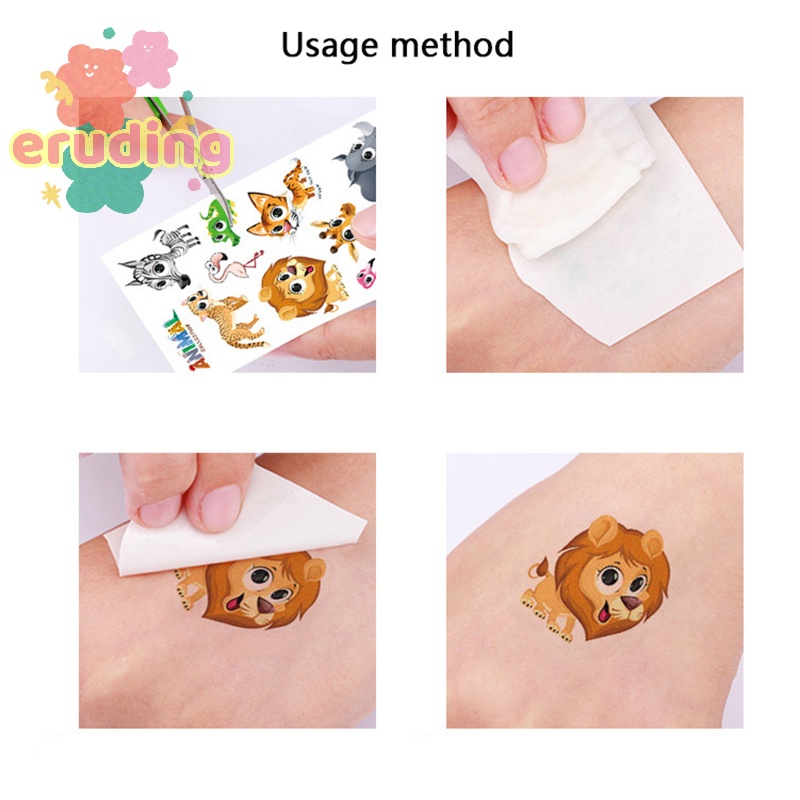 Bộ 10 Hình Xăm Dán Mặt / Cánh Tay / Mặt / Cánh Tay Họa Tiết halloween Vui Nhộn Dành Cho Bé