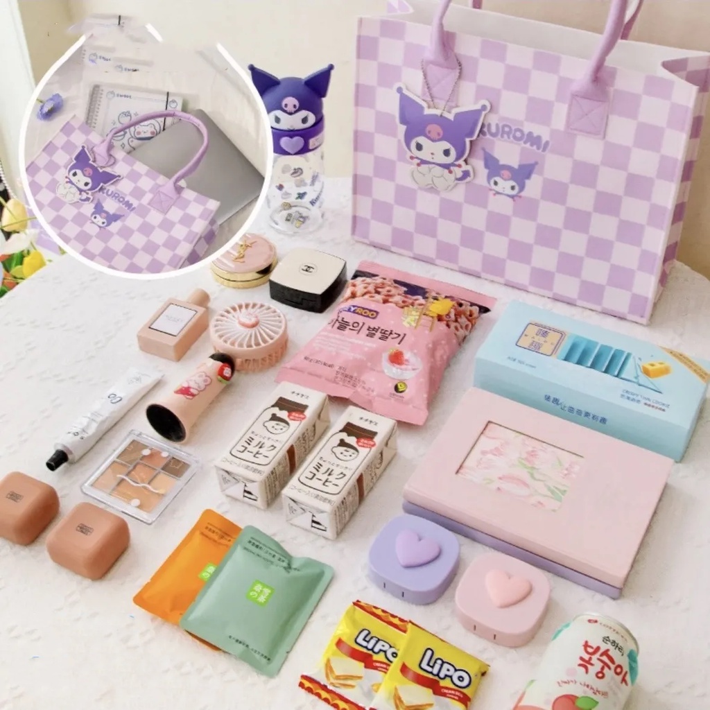 Sanrio Túi Xách tote Cỡ Lớn In Họa Tiết Hoạt Hình Dễ Thương Cho Nữ