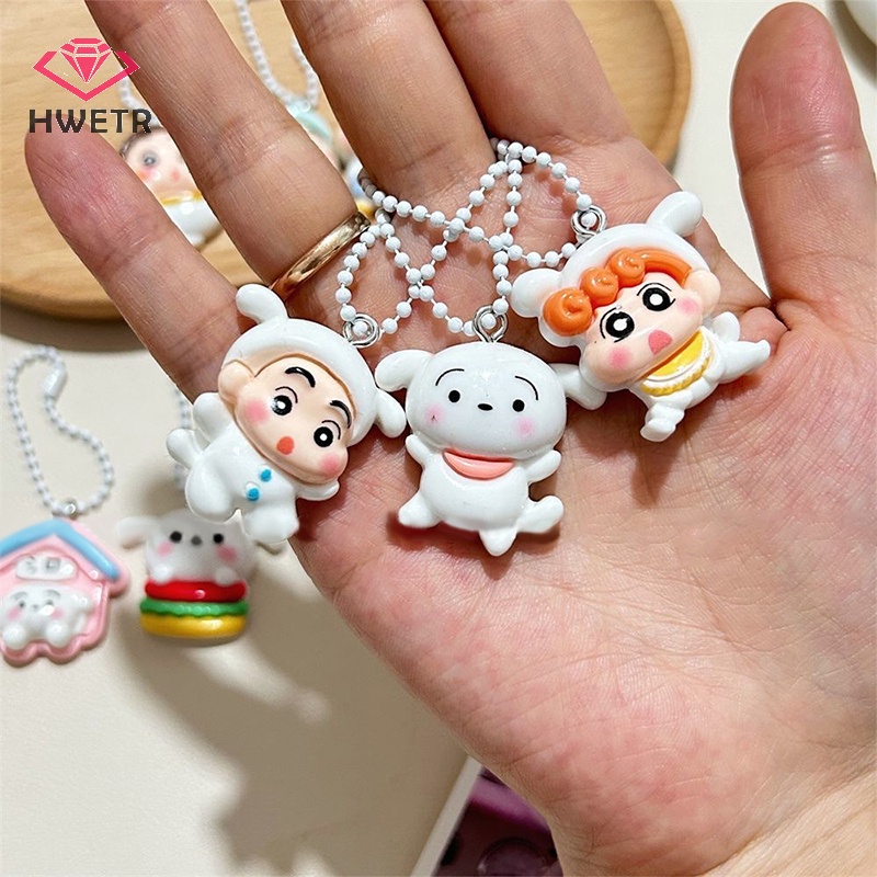 Hwetr Móc Chìa Khóa Hình Cậu Bé Bút Chì shin-chan Dễ Thương Trang Trí Ba Lô / Balo / Quà Tặng Cho Cặp Đôi Mới