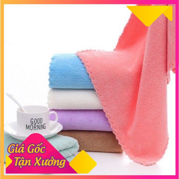 Khăn mặt lông cừu xuất Hàn KT 30*50 cm