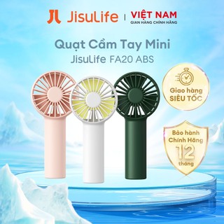 Quạt Cầm Tay Mini JISULIFE FA20 ABS 2000mAh - Sạc Nhanh - Sử Dụng Lên Đến 12H  Chính Hãng - Bảo Hành 12 Tháng