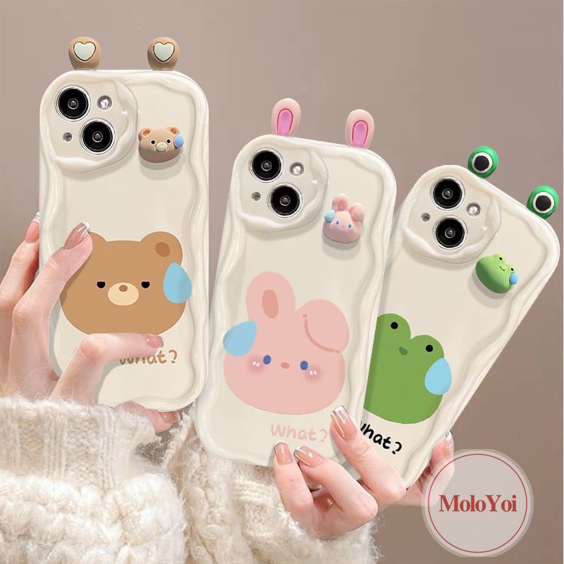 Ốp Điện Thoại tpu Mềm Hình Thú 3d Dễ Thương Cho iphone 11 13 12 14 pro max xr x xs max 7 6 6s 8 plus se 2020