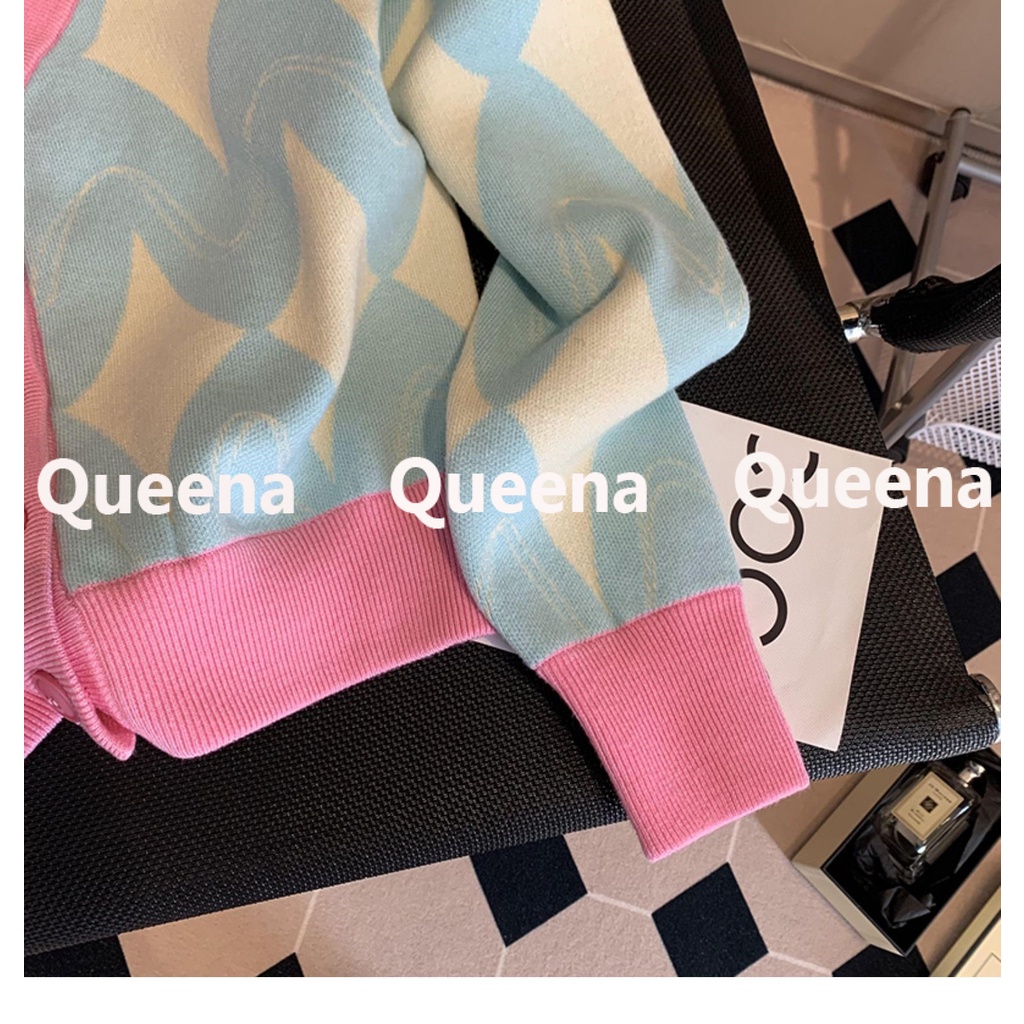 Queena  Áo Len áo khoác cardigan áo cardigan Thời trang hàn quốc  fashion Trendy Comfortable Thời trang A91K87P 36Z230909
