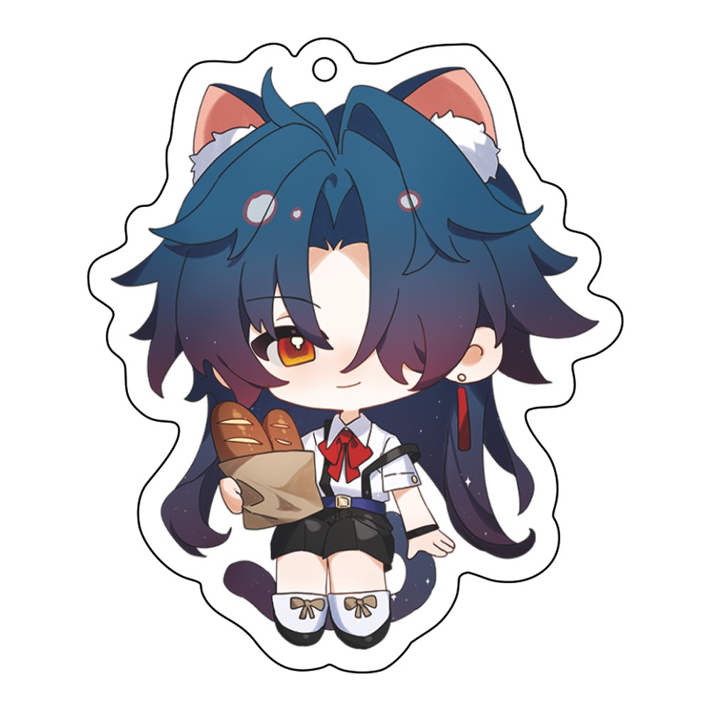 Honkai: Starrail march 7th Móc Khóa Bằng acrylic Trong Suốt Hai Mặt Hình anime lynx lynx