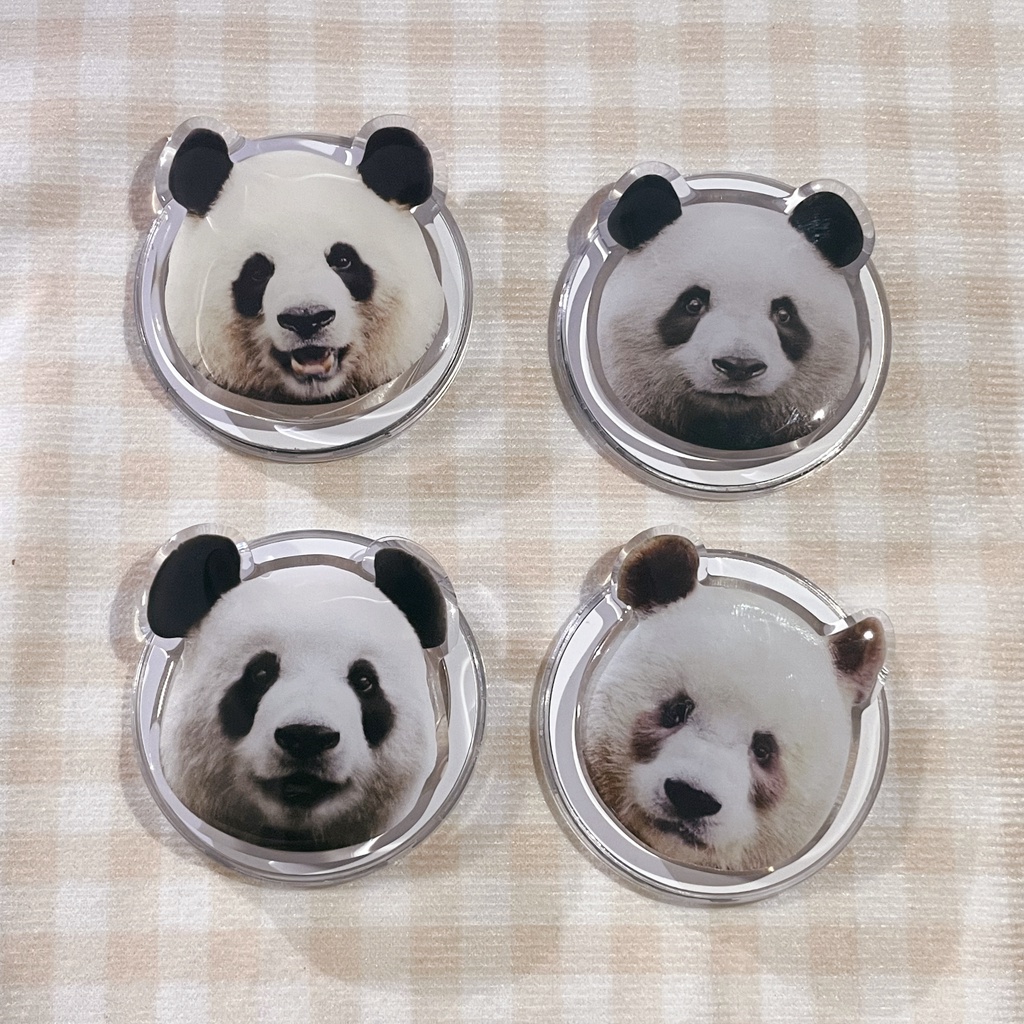 Giá Đỡ Điện Thoại Xoay Tròn Từ Tính Hình Gấu Trúc fubao Dễ Thương