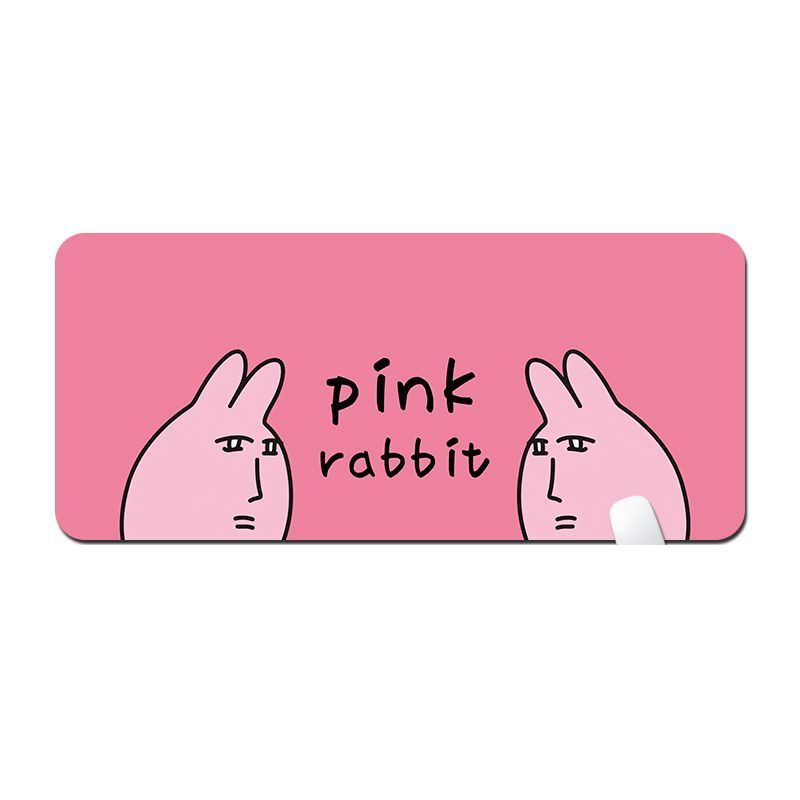 Tấm Lót Chuột Bàn Phím Máy Tính Chống Trượt Hình Thỏ Dễ Thương