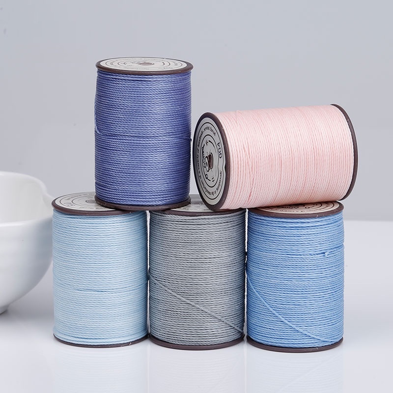 0.35mm Dây sáp polyester Da Craft May Wax Thread Vòng Da May Dây sáp DIY