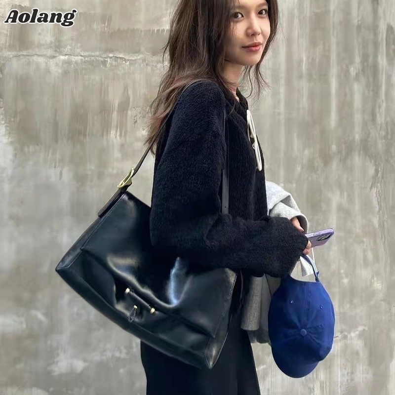 Aolang Túi Da Mềm Đeo Vai / Cánh Tay soo Young Cao Cấp Cho Nữ