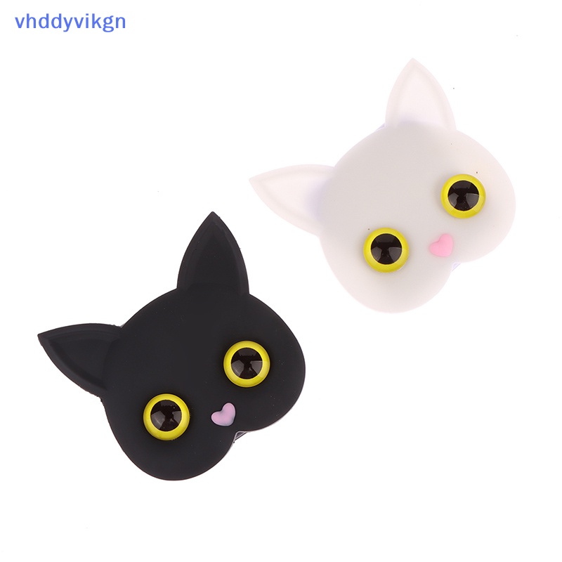 Vhdd new air Sam Giá Đỡ Điện Thoại Hình Mèo 3d Đáng Yêu Có Túi Khí Xỏ Ngón vn