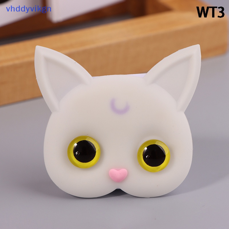 Vhdd new air Sam Giá Đỡ Điện Thoại Hình Mèo 3d Đáng Yêu Có Túi Khí Xỏ Ngón vn