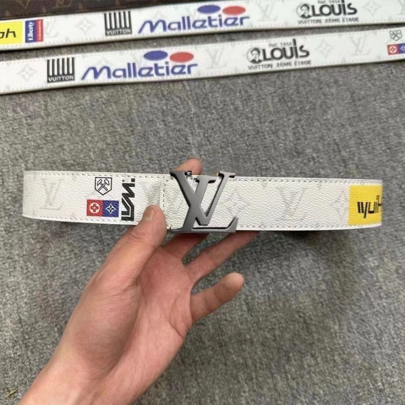 Thắt Lưng Khóa Cài In Chữ Hoạt Hình Cao Cấp Dễ Phối Đồ Dành Cho Nam