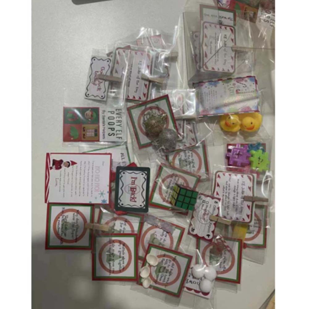 2023 Elf Props Kit 24/30 Days of Christmas Elf Activities Elf Countdown Kids