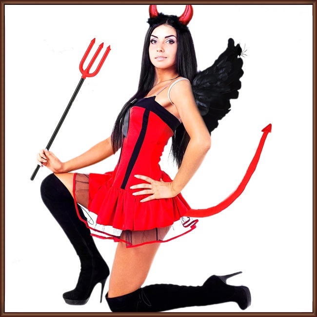 Jaz Bộ Đôi Cánh Thiên Thần Ác Quỷ Đen Hóa Trang halloween Cho Bé