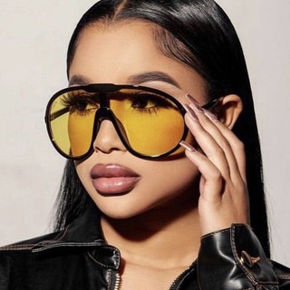 Mới Kính Mát oversized Chống Tia Cực Tím Phong Cách retro