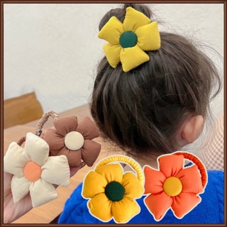 Dây cột tóc cao su đính hoa dễ thương cho bé gái