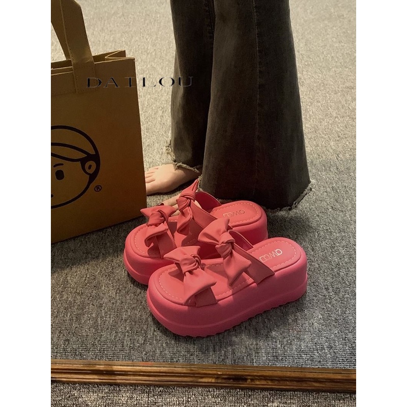 DAILOU Dép sandal nữ dép quai hậu nữ Đế Dày 2023 NEW thoải mái mềm mại dép đế cao  B98G1PO 35Z230829