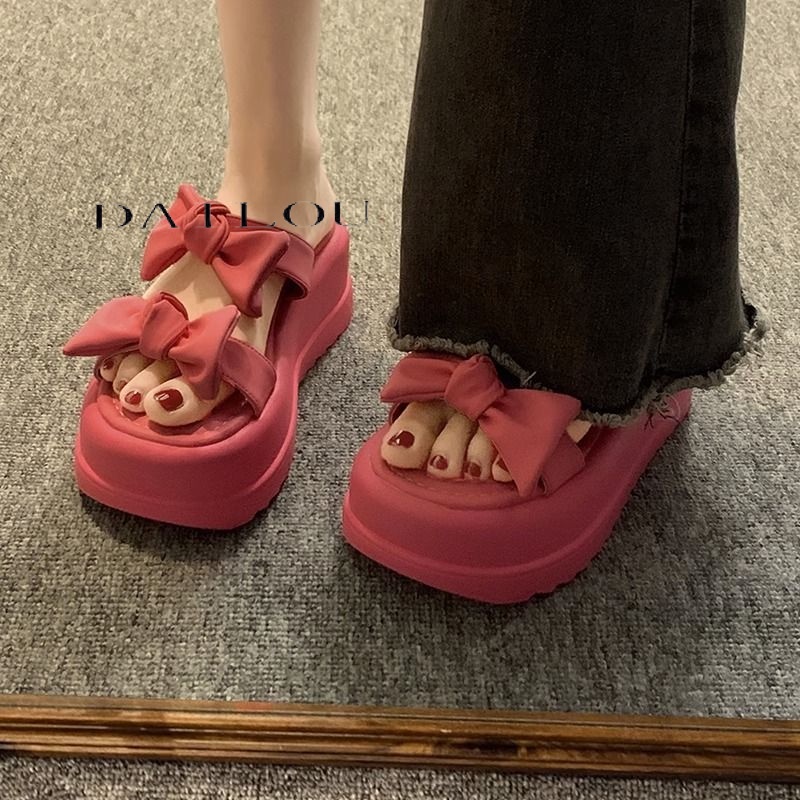 DAILOU Dép sandal nữ dép quai hậu nữ Đế Dày 2023 NEW thoải mái mềm mại dép đế cao  B98G1PO 35Z230829