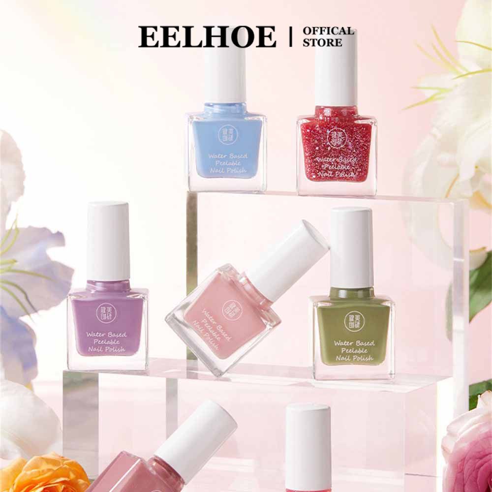 EELHOE Bodybuilding 10ml 30 Màu Sắc Nghiên Cứu Sơn Móng Tay Màu Khỏa Thân Nước Tearable Không Nướng Không Nướng Nhanh Khô Lâu Dài Nghệ Thuật Làm Móng miiki_vn