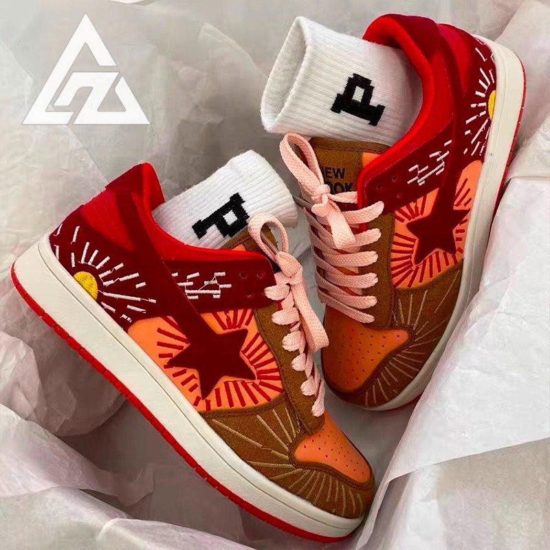 Giày Sneaker Chống Trượt Phong Cách hip hop Thời Trang Cho Nữ