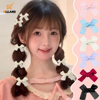 Kẹp tóc nơ ruy băng mini y2k nhiều màu sắc ngọt ngào dễ phối đồ
